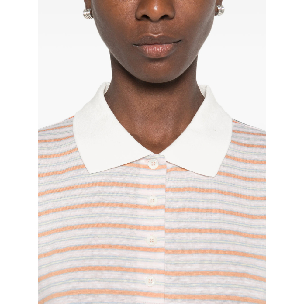 Striped Short-Sleeve Polo
