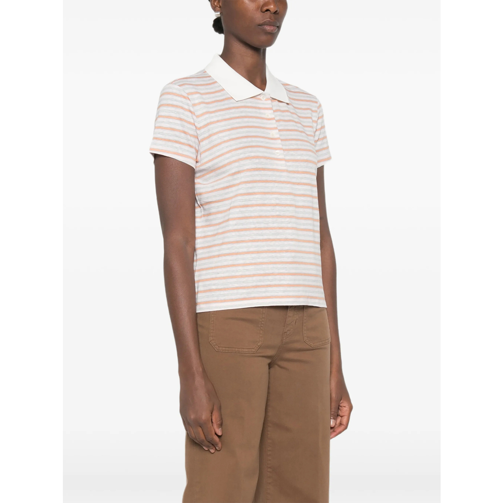 Striped Short-Sleeve Polo
