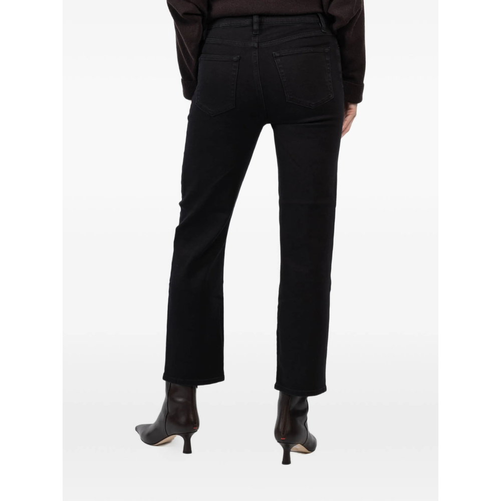 Button-Fastening Jeans
