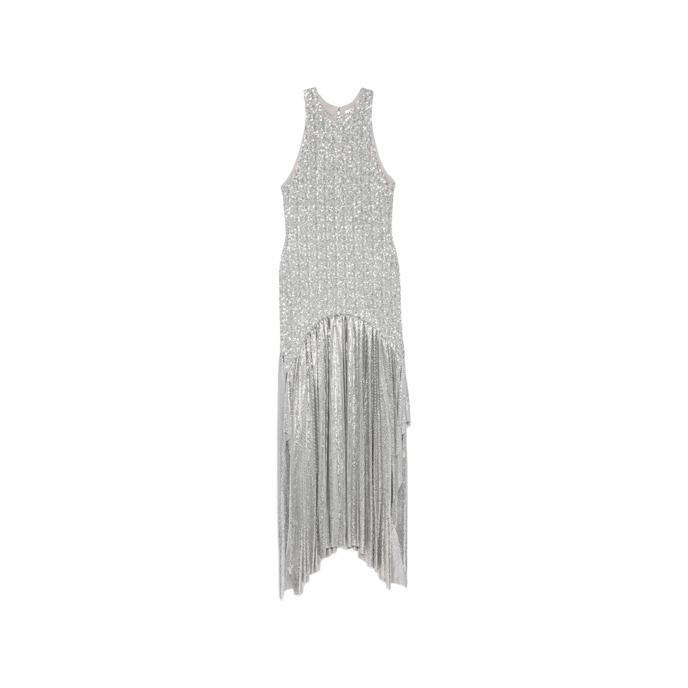 Rabanne Sequin-embellished Chainmail Asymmetric Dress