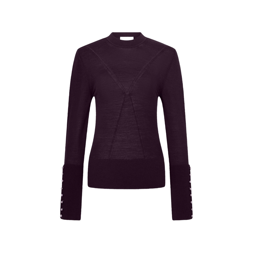Rabanne Button-cuff Knitted Sweater