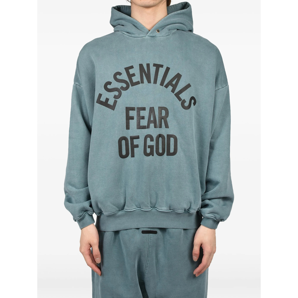 Essentials Campus 90S Logo-Print Hoodie