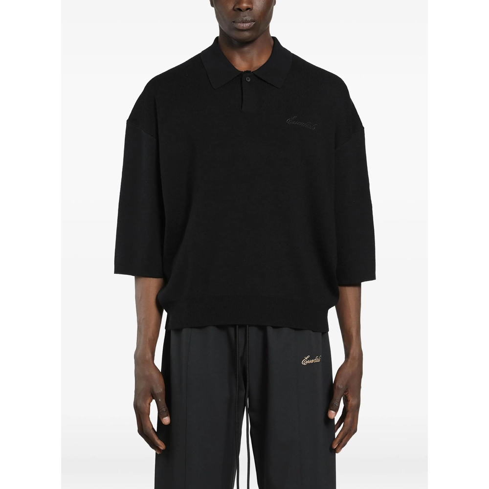 Fear Of God Essentials Essentials Logo-embroidered Polo Shirt