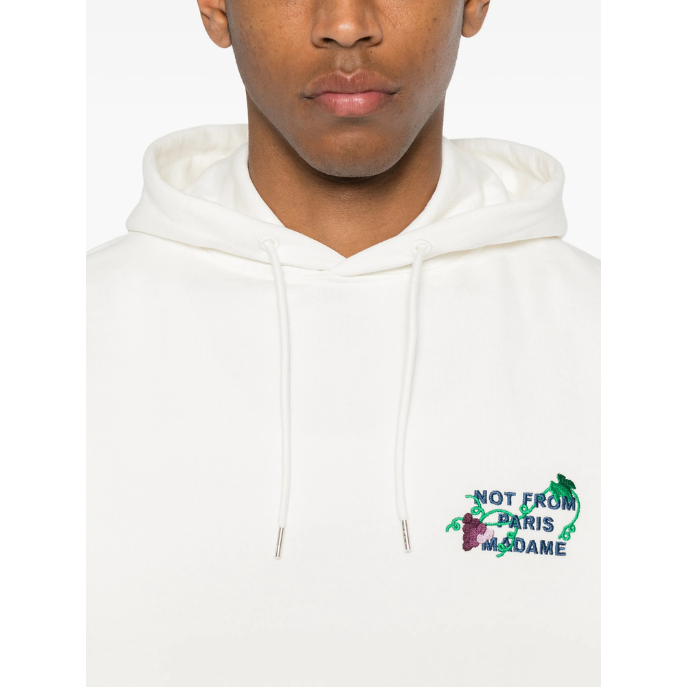 Drôle De Monsieur Vine-Embroidered Hoodie