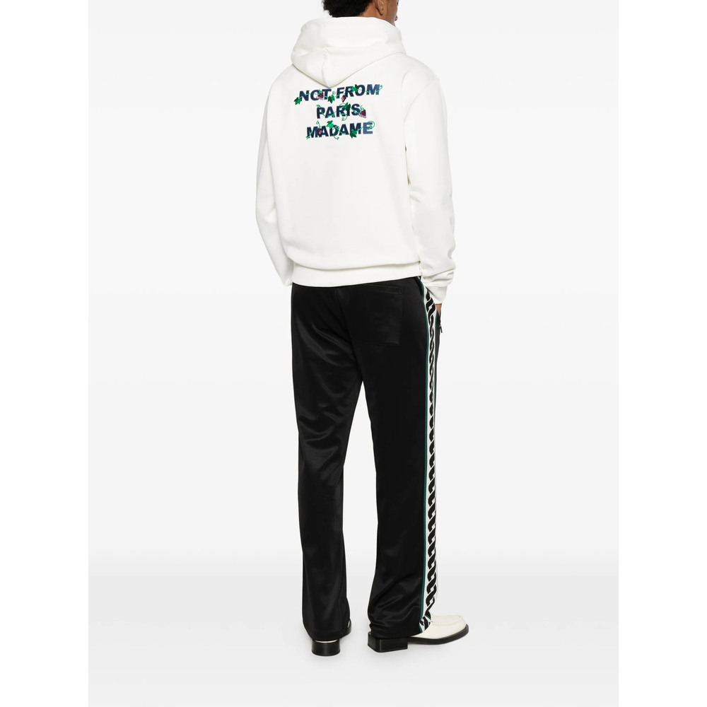 Drôle De Monsieur Vine-Embroidered Hoodie