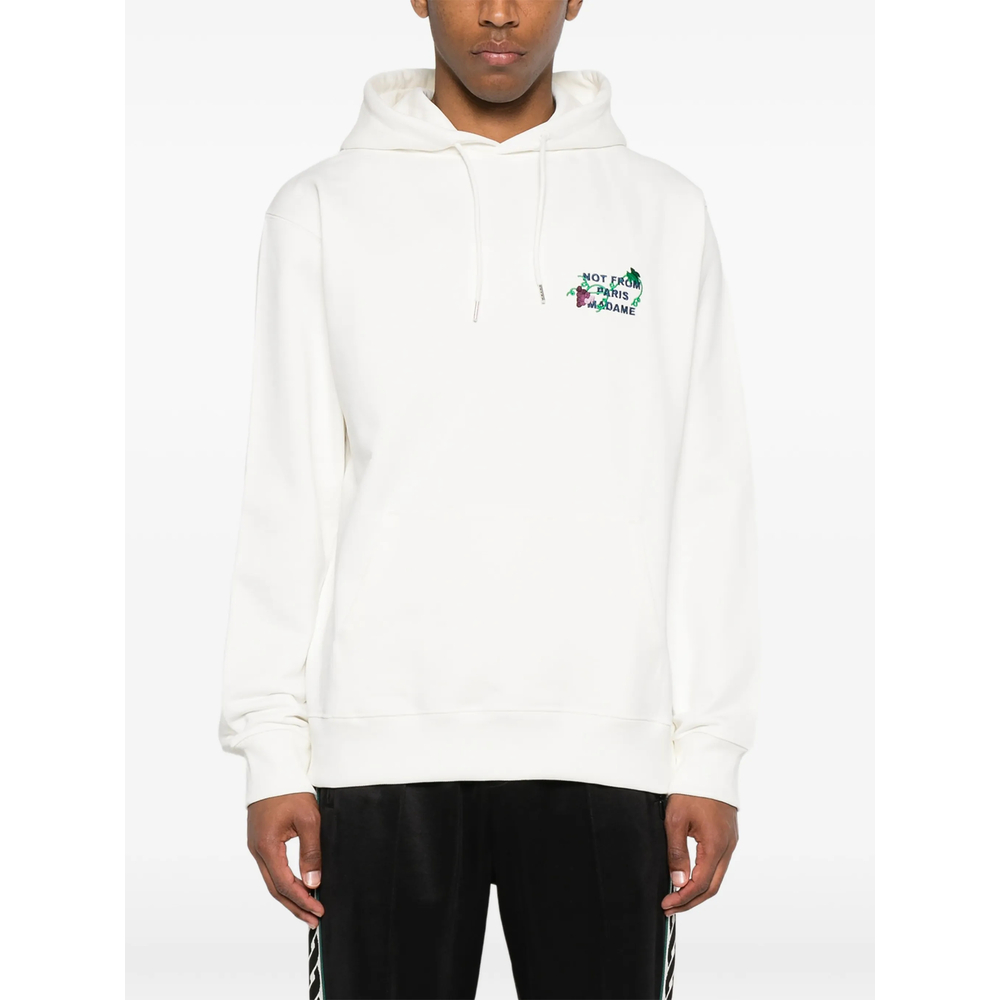 Drôle De Monsieur Vine-Embroidered Hoodie