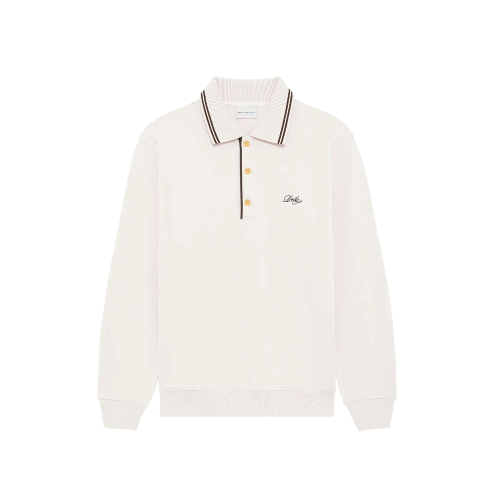 Drôle De Monsieur Drôle Logo-embroidered Polo Shirt