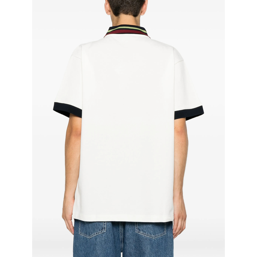 Drôle De Monsieur D Mirror Tipped Polo Shirt