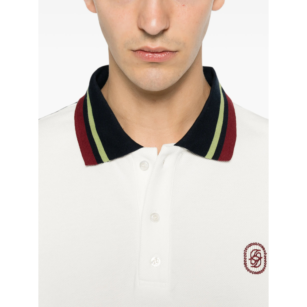 Drôle De Monsieur D Mirror Tipped Polo Shirt