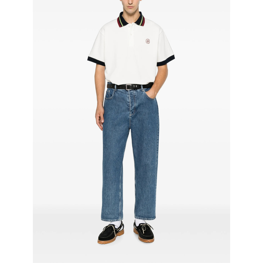 Drôle De Monsieur D Mirror Tipped Polo Shirt