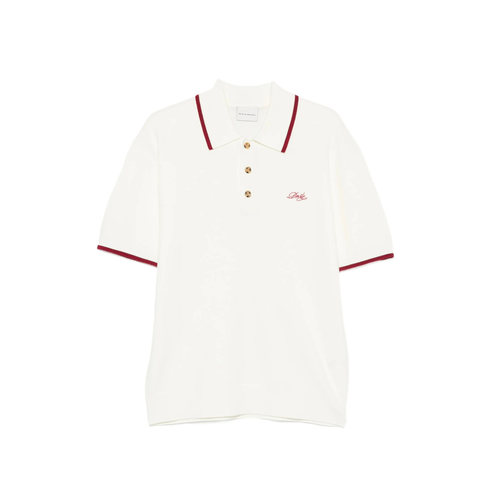 Drôle De Monsieur Embroidered-Logo Polo Shirt