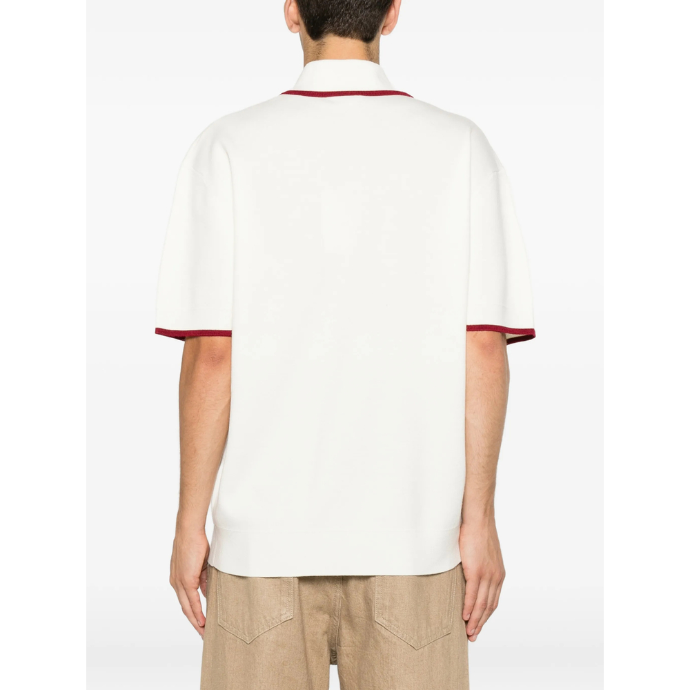 Drôle De Monsieur Embroidered-Logo Polo Shirt