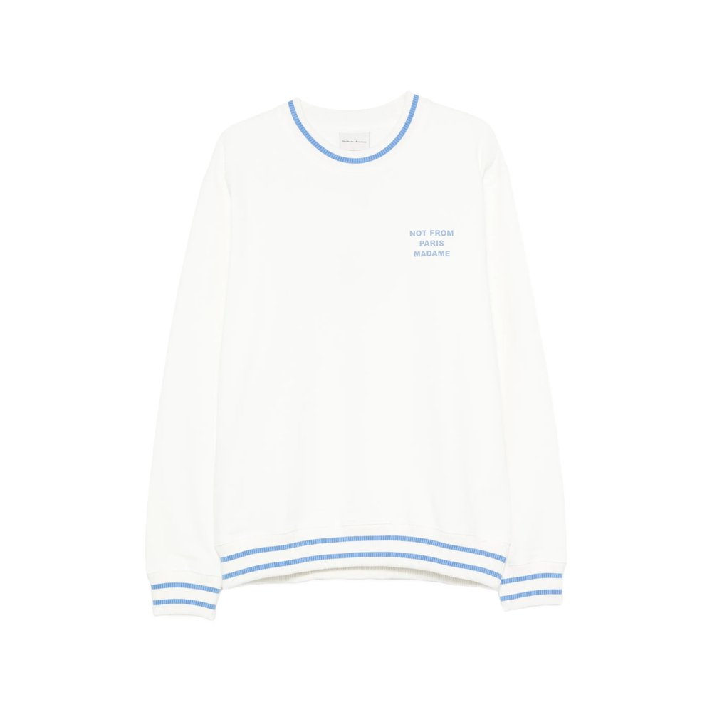 Drôle De Monsieur Sport Slogan Sweatshirt