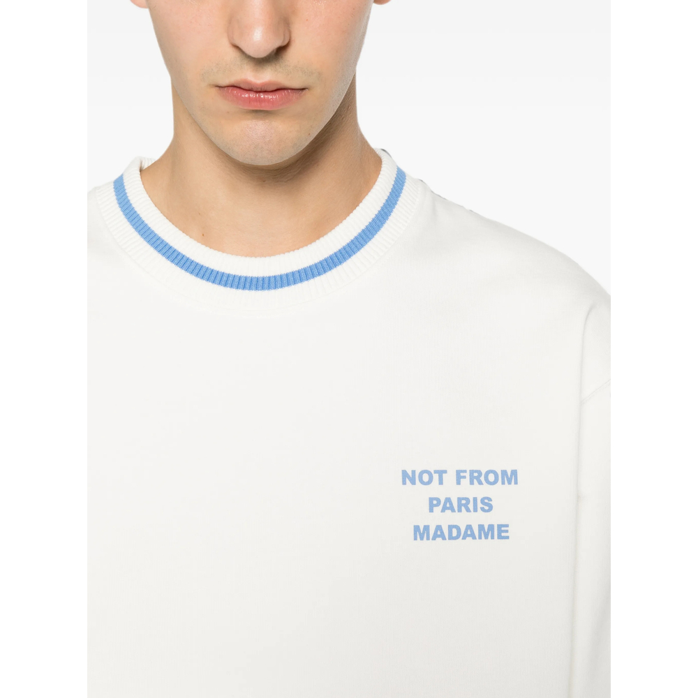 Drôle De Monsieur Sport Slogan Sweatshirt