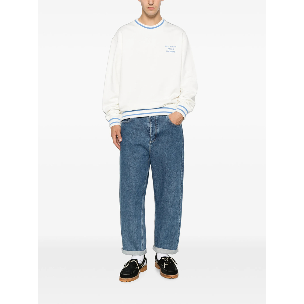 Drôle De Monsieur Sport Slogan Sweatshirt