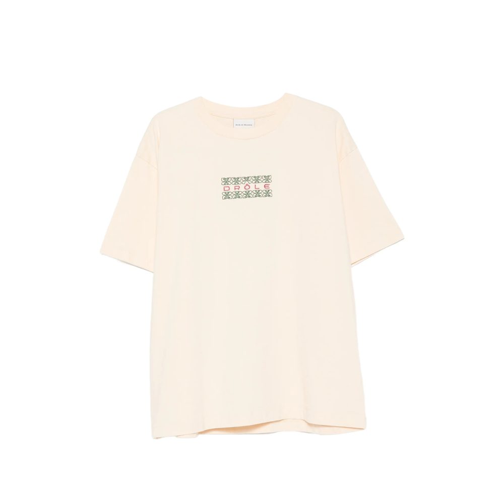 Drôle De Monsieur Embroidered-logo T-shirt