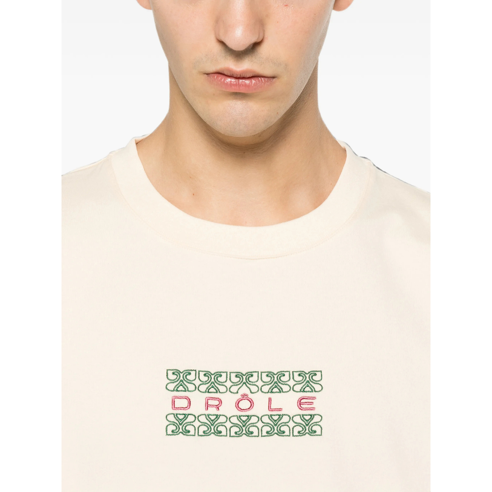 Drôle De Monsieur Embroidered-Logo T-Shirt