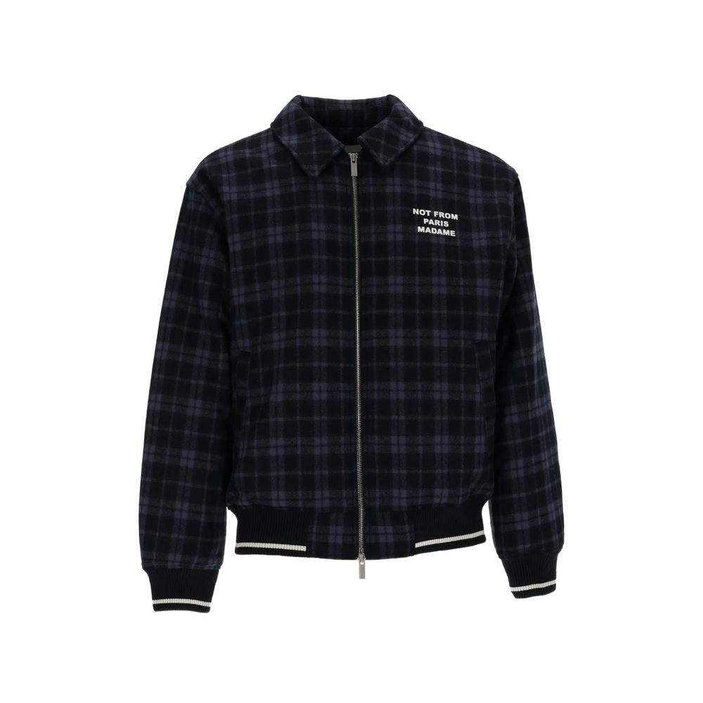 Drôle De Monsieur Check Flannel Jacket