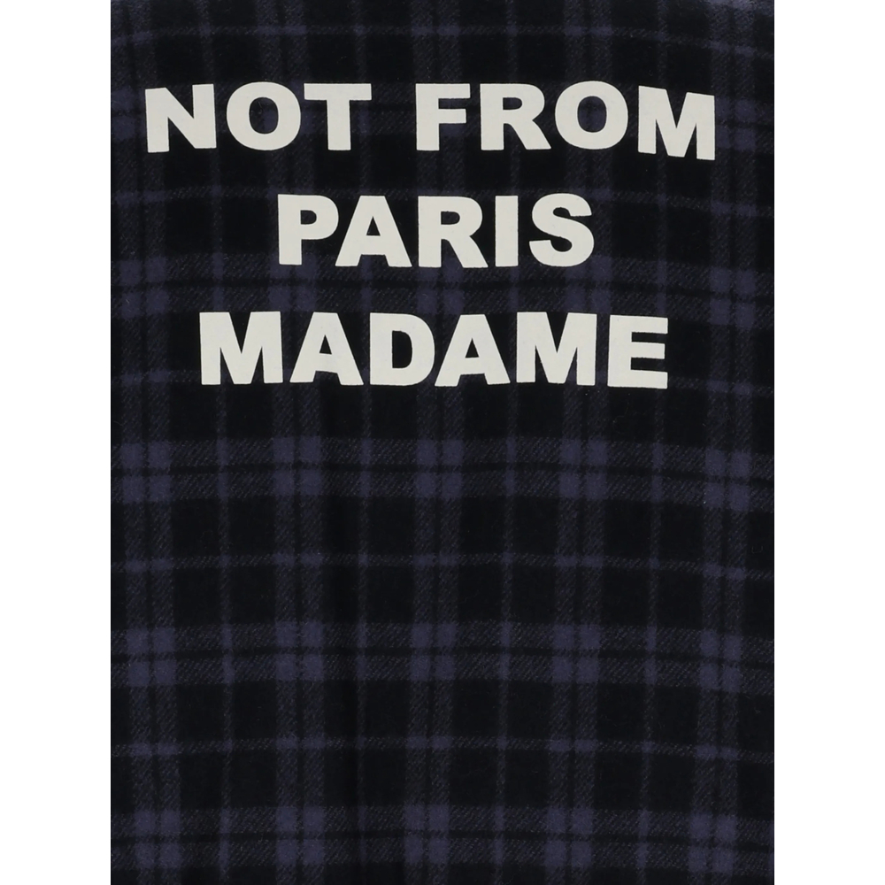 Drôle De Monsieur Check Flannel Jacket