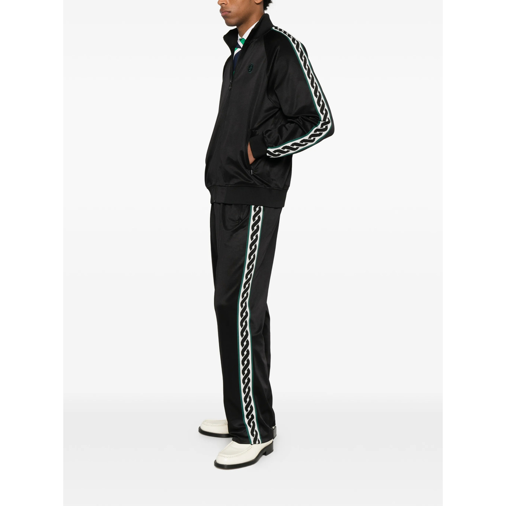 Drôle De Monsieur Logo-Patch Side-Stripe Jacket