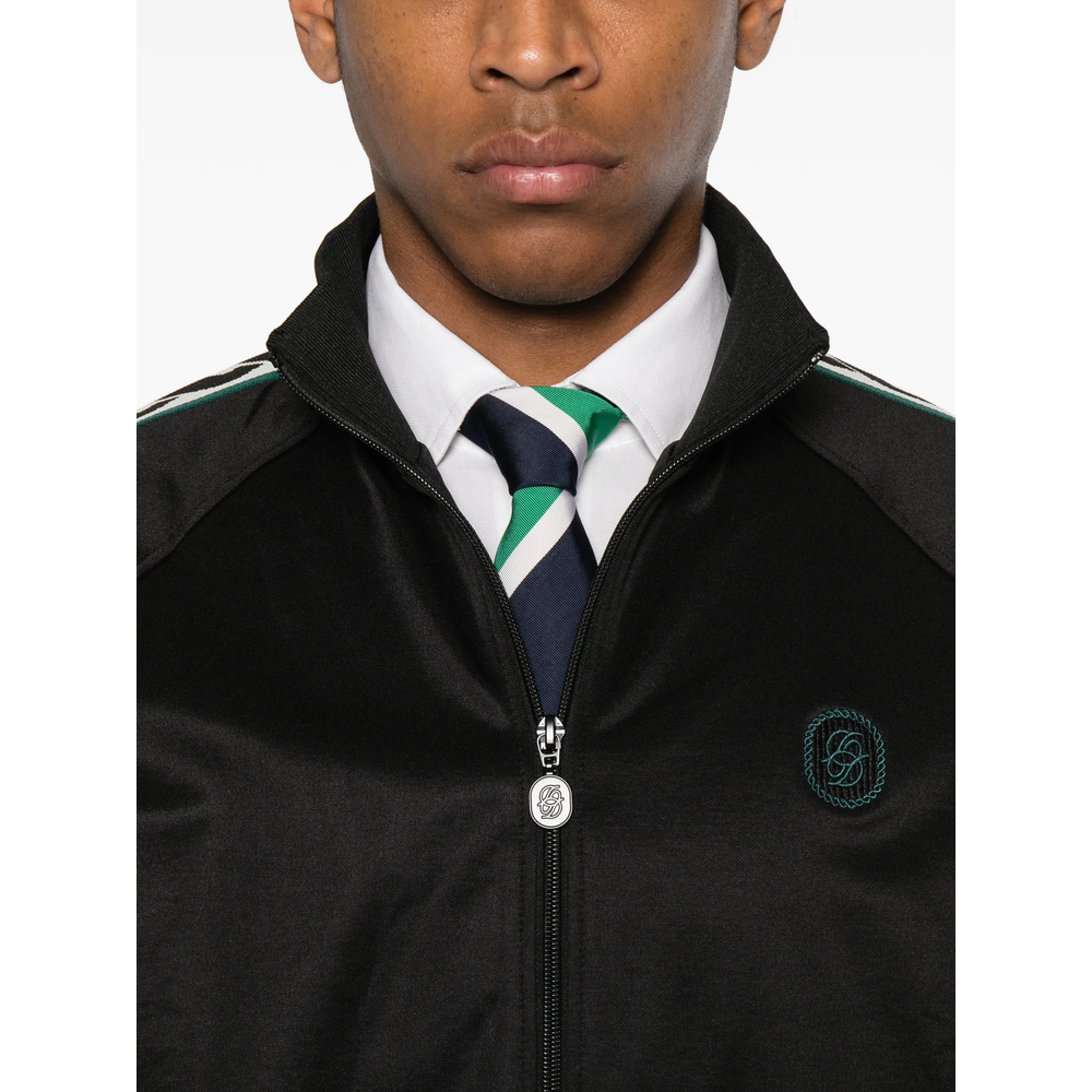 Drôle De Monsieur Logo-Patch Side-Stripe Jacket