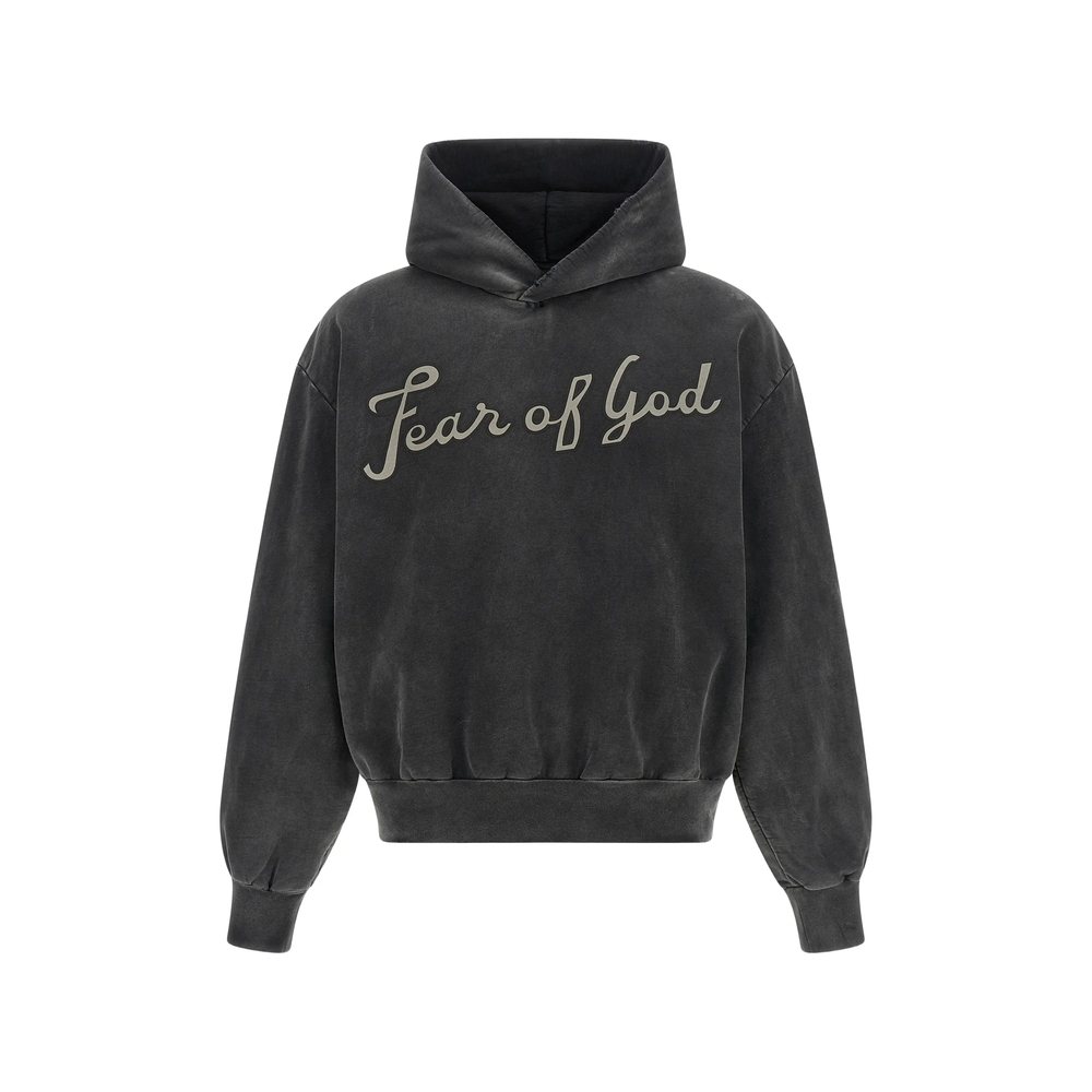 Fear Of God 26 Graphic-print Cotton Hoodie