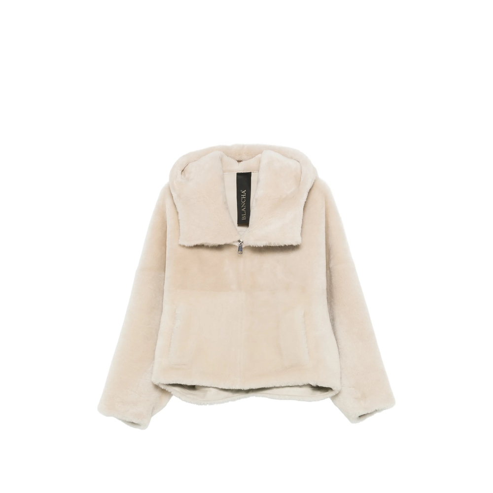 Blancha Hooded Shearling Jacket