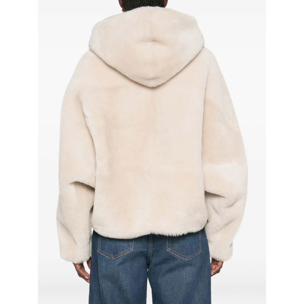 Hooded Shearling Jacket