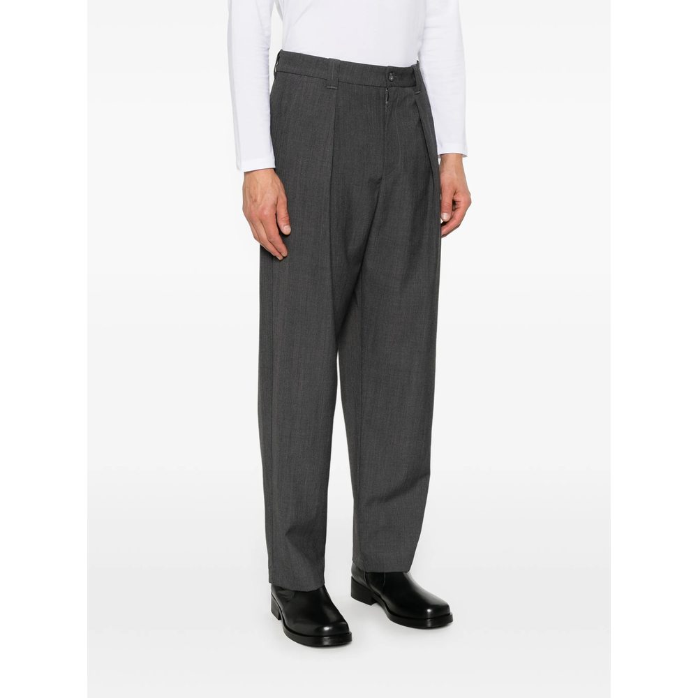 A. P.C. Loose Canvas Barrel Trousers
