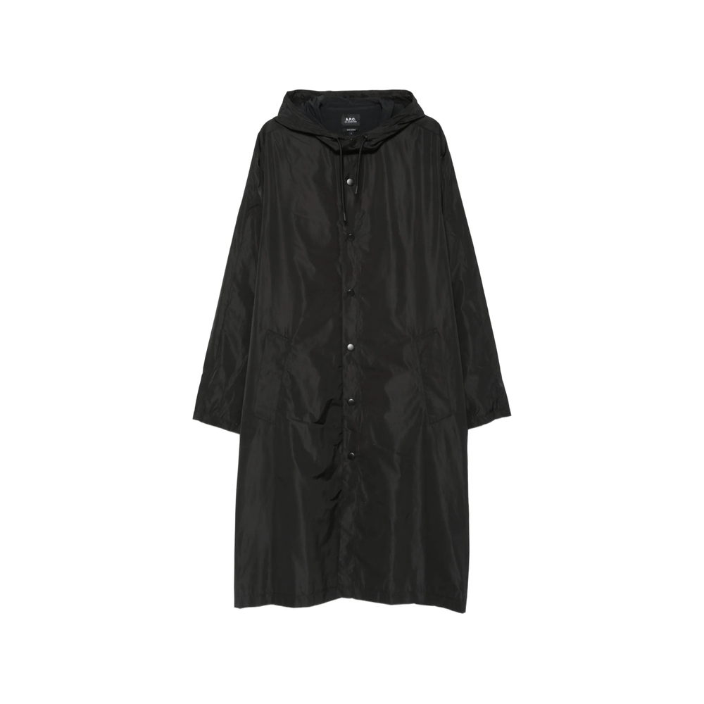 A. P.C. Logo-Print Raincoat