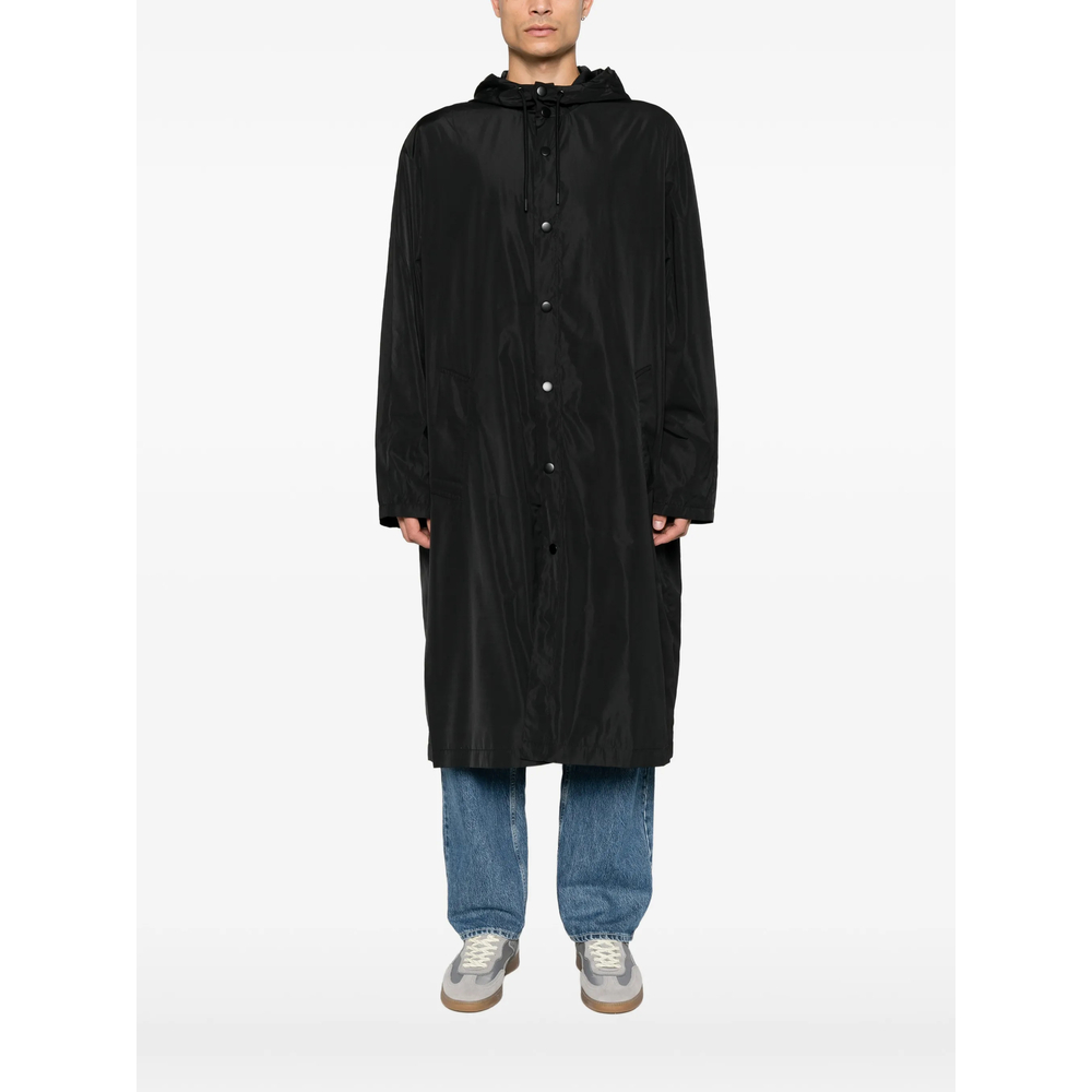 A. P.C. Logo-Print Raincoat