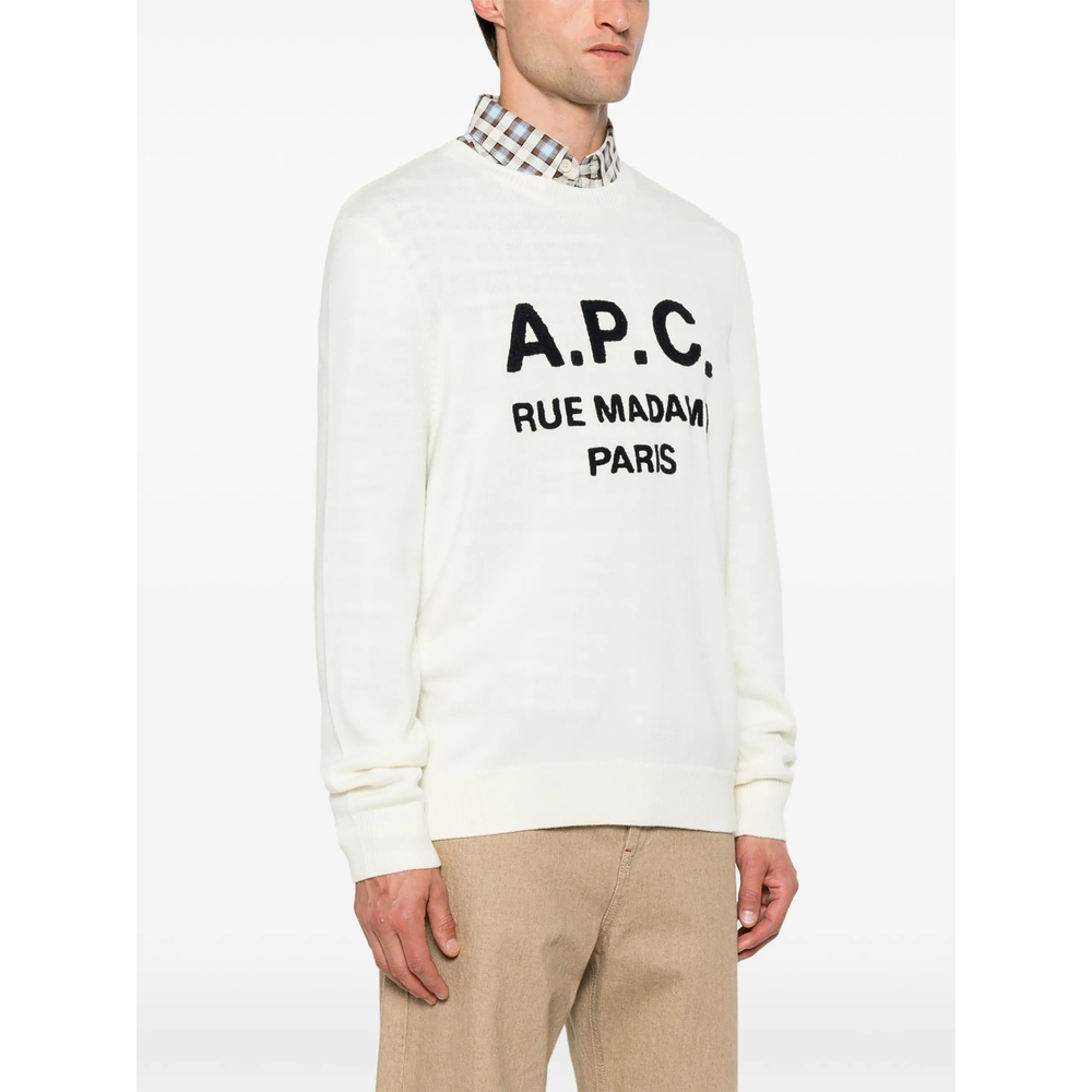 A. P.C. Maurice Logo-Embroidered Sweater