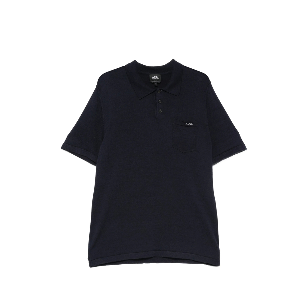 A. p.c. Logo-embroidered Pocket Polo Shirt