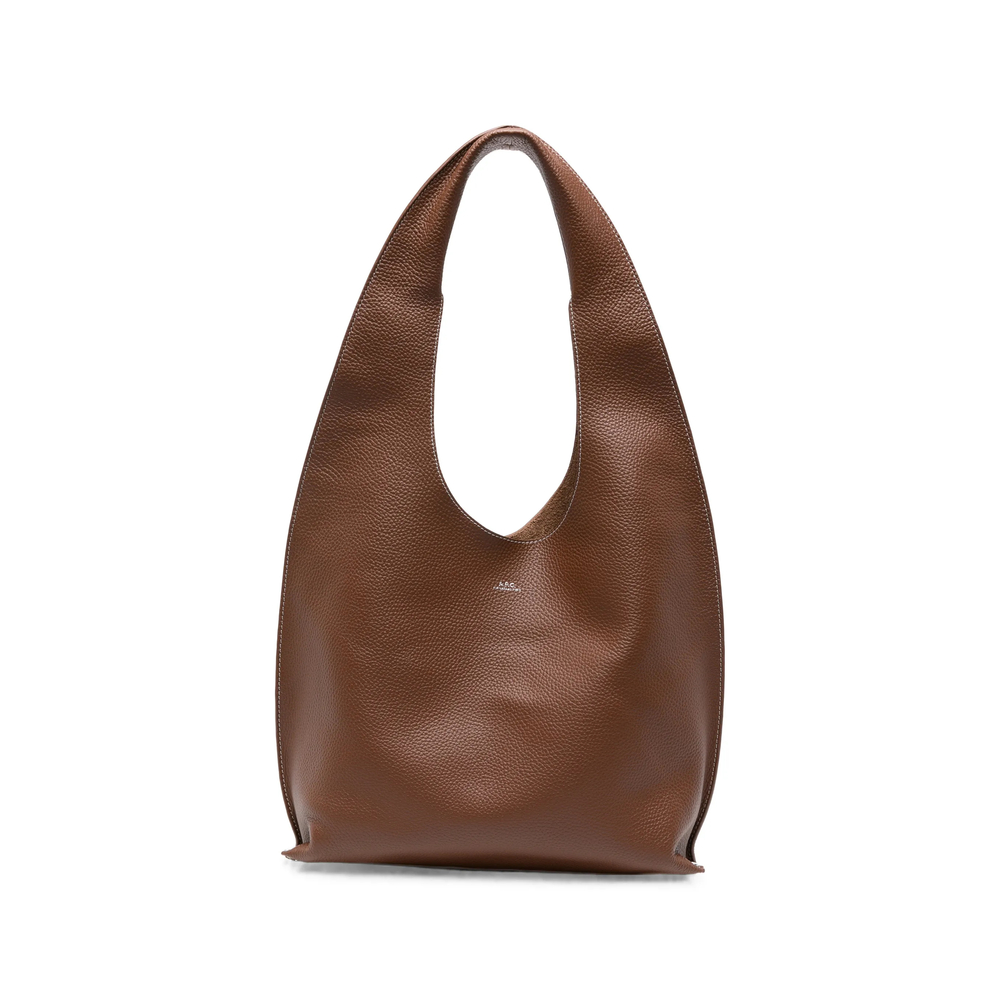 A. p.c. Grained-leather Shoulder Bag