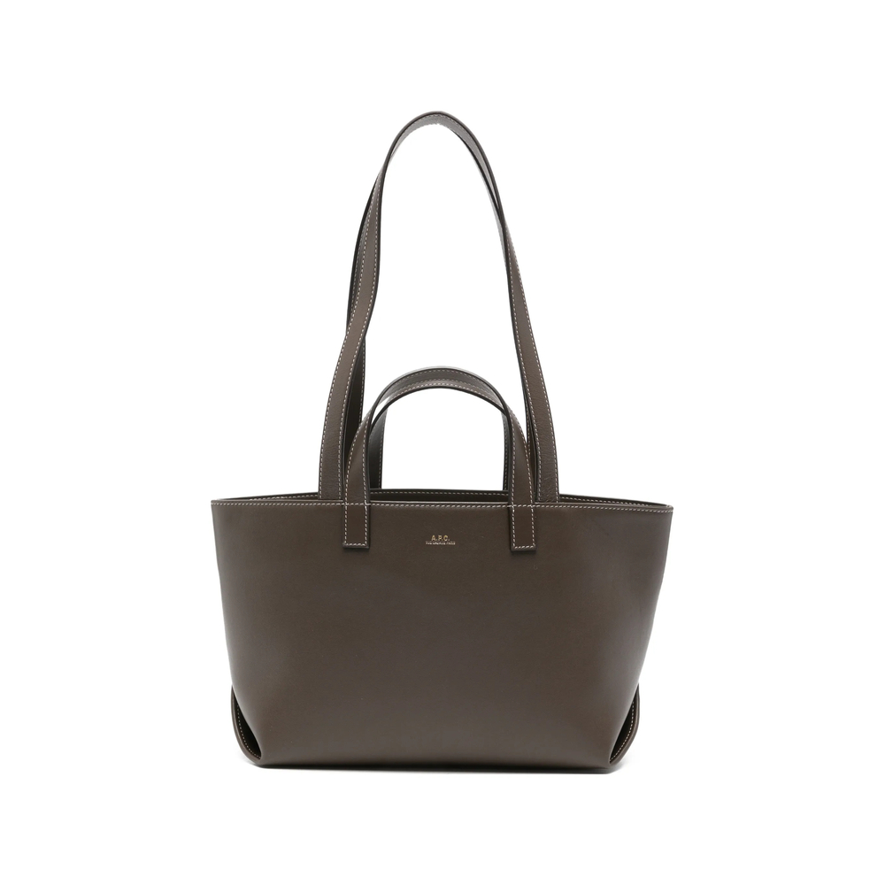 A. p.c. Small Drummer Logo-print Leather Tote Bag