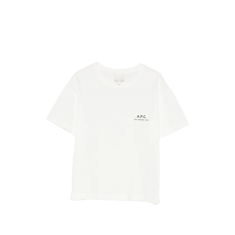A. p.c. Logo-print Short-sleeve Cotton T-shirt