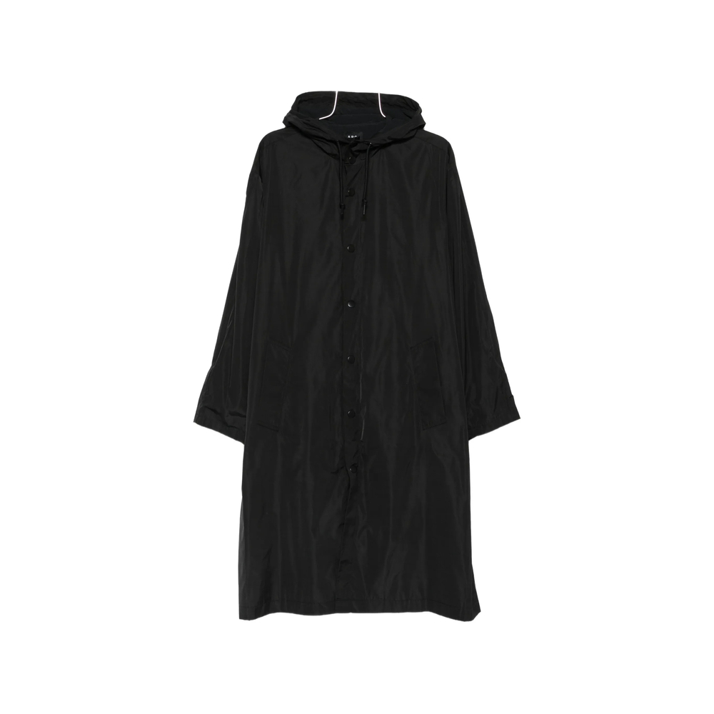 A. P.C. Logo-Print Raincoat