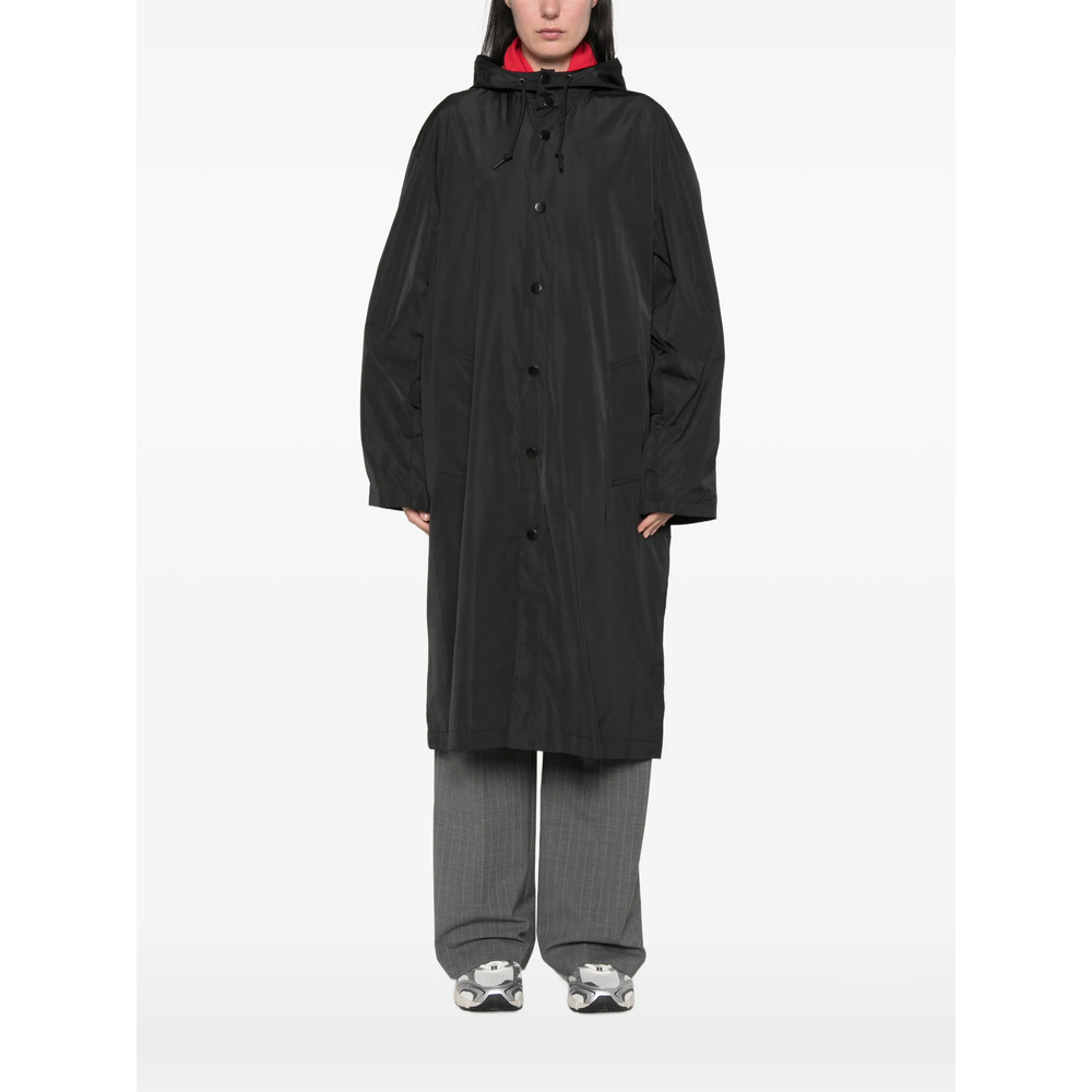 A. P.C. Logo-Print Raincoat