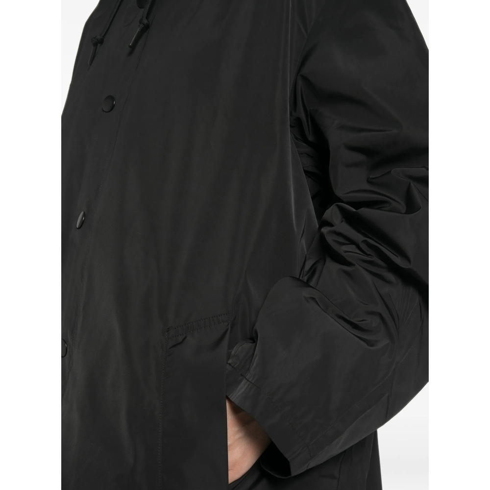 A. P.C. Logo-Print Raincoat