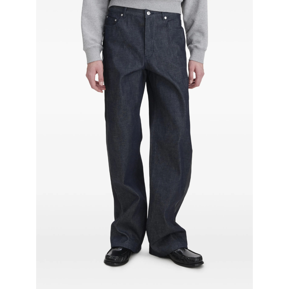A. p.c. X Frgmt Logo-detail Denim Jeans