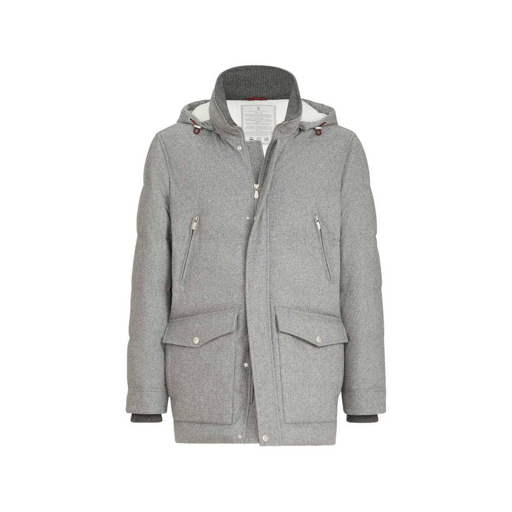 Brunello Cucinelli Padded Hooded Coat