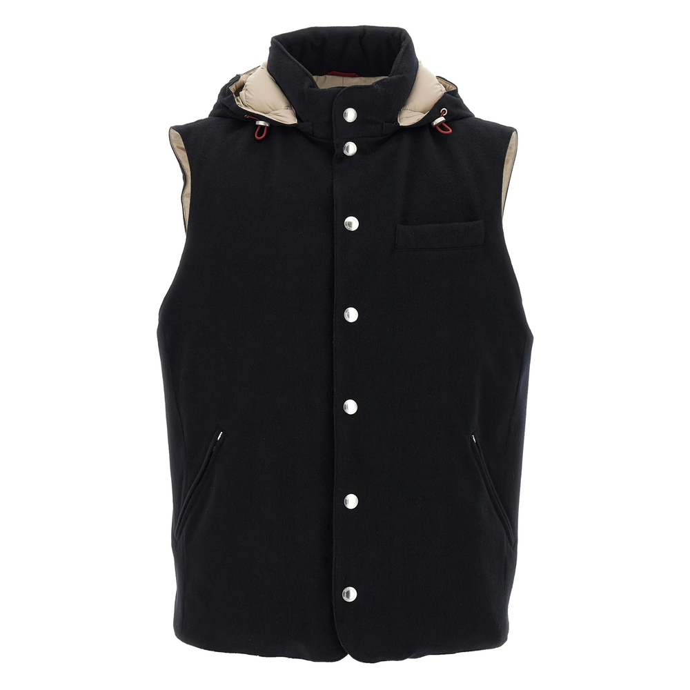 BRUNELLO CUCINELLI Brunello Cucinelli Padded Wool Vest　Brunello Cucinelli 中綿入りウールベスト