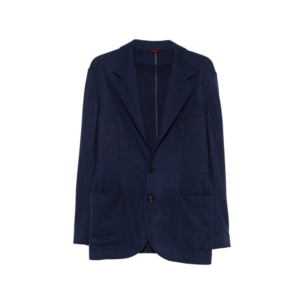 Brunello Cucinelli Cashmere Jersey Blazer With Patch Pockets
