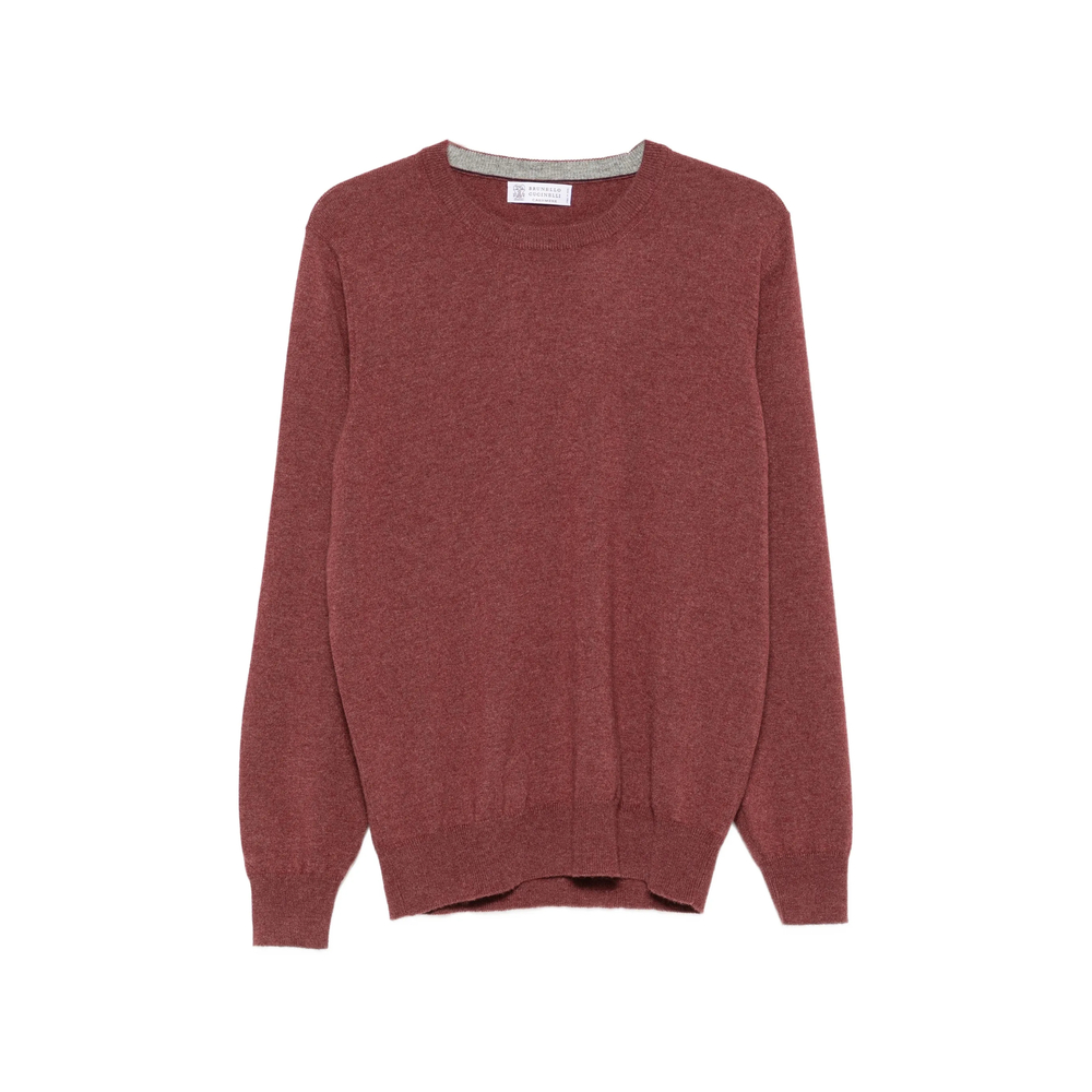Brunello Cucinelli Crew-neck Long-sleeve Sweater