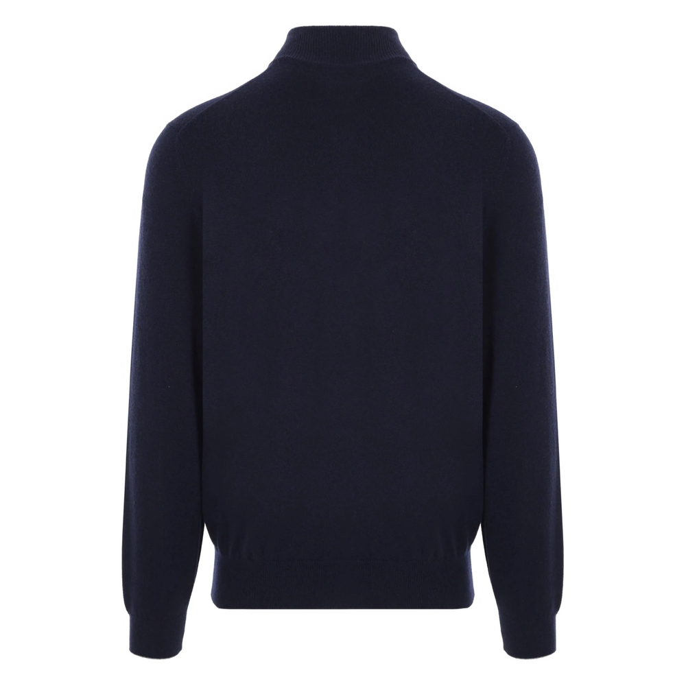 Zip-Fastening Cashmere Sweater