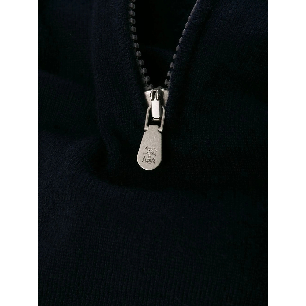 Zip-Fastening Cashmere Sweater