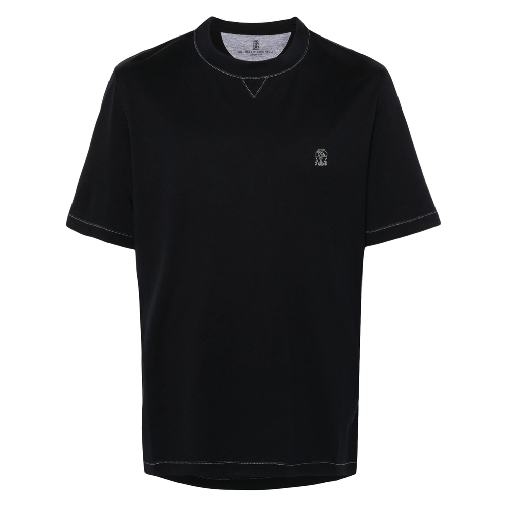 Brunello Cucinelli Contrast-stitching T-shirt