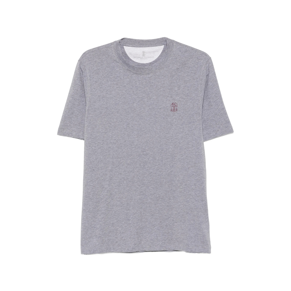 BRUNELLO CUCINELLI Brunello Cucinelli Logo-print T-shirt　Brunello Cucinelli ロゴプリント T シャツ