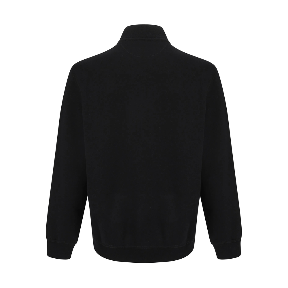 Cotton Zip-Front Sweatshirt