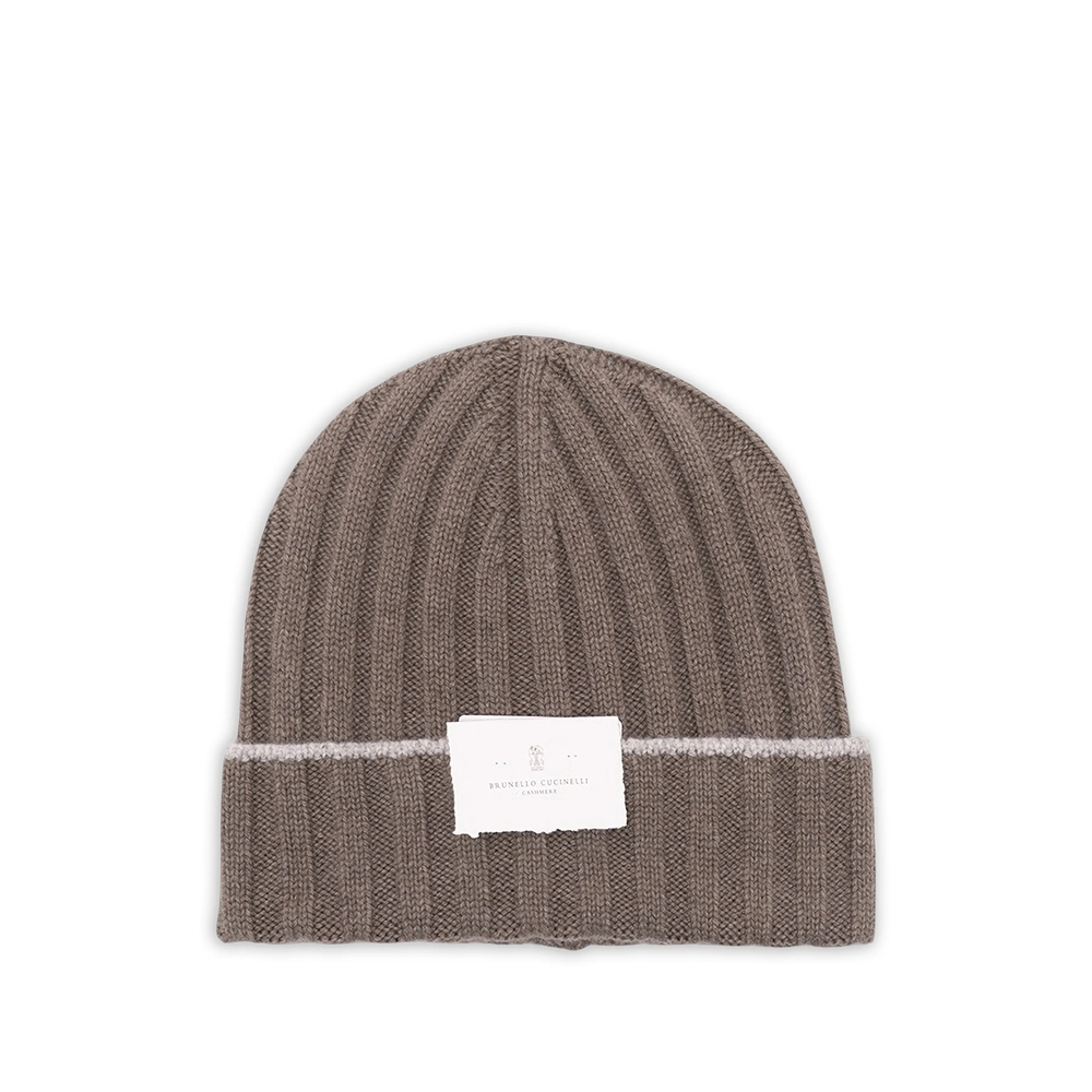 Brunello Cucinelli Ribbed-knit Cashmere Beanie Hat